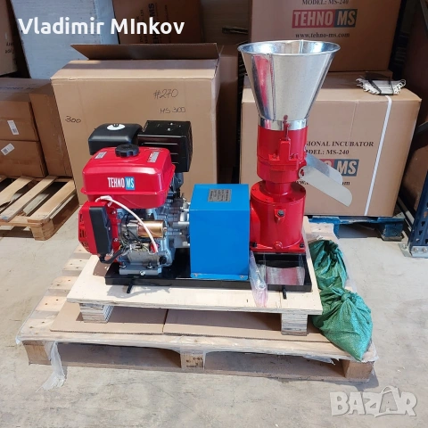 Гранулатор за фураж KL-140S (12 коня) – Разработен! + 2 матрици