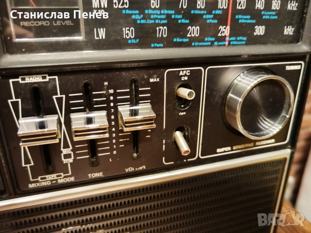 Aiwa TPR-220 Vintage Cassette Radio Recordet, снимка 5 - Ресийвъри, усилватели, смесителни пултове - 53418225