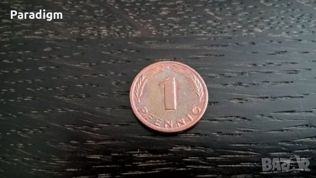 Монета - Германия - 1 пфениг | 1988г.; серия F