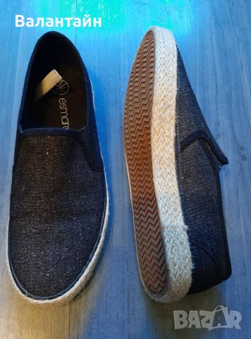 Дънкови дамски еспадрили,  гуменки, платненки 38, снимка 4 - Дамски ежедневни обувки - 36818303