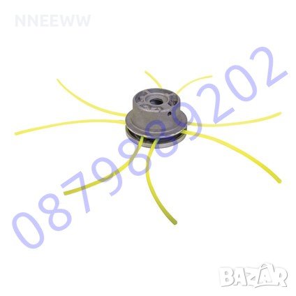  Алуминиева кордова глава-ШПУЛА за моторна КОСА-ТРИМЕР, снимка 2 - Градинска техника - 36703426