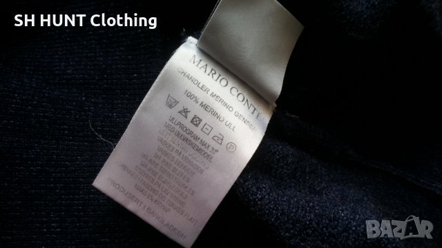MARIO CONTI Chandler Merino Genser 100% Merino Wool размер L блуза 100% Мерино вълна - 475, снимка 9 - Блузи - 43468100