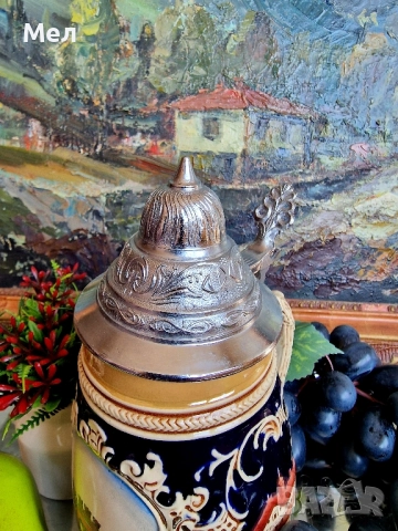 Керамична халба , снимка 3 - Антикварни и старинни предмети - 51694830