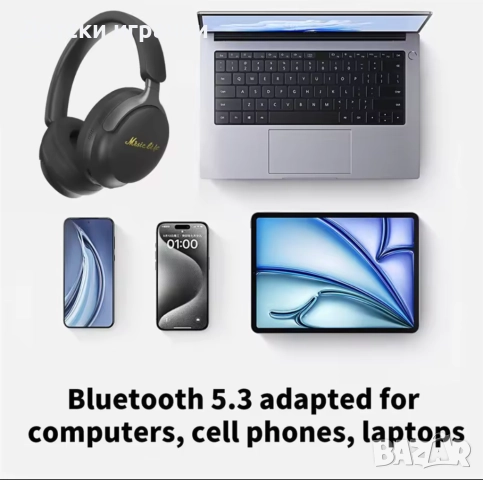 Безжични Bluetooth слушалки AKZ 22 ON-EAR, снимка 2 - Bluetooth слушалки - 52684573