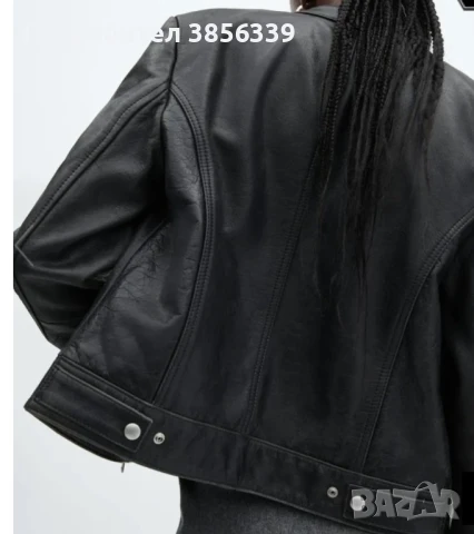 Кожено яке Mango и Massimo Zardi, снимка 4 - Якета - 50823243