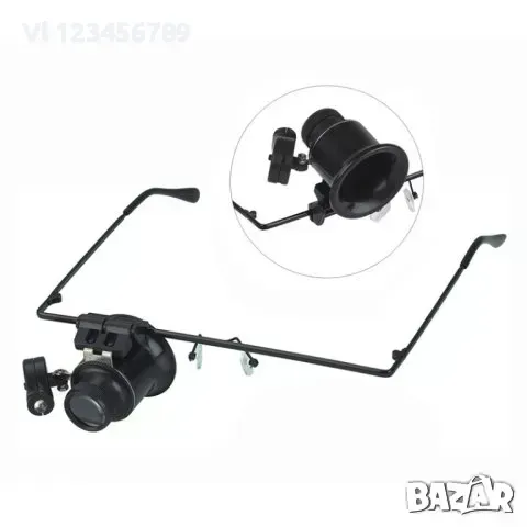 Монокуляр 20х с Led подсветка -финна механика,колекционерство, снимка 1