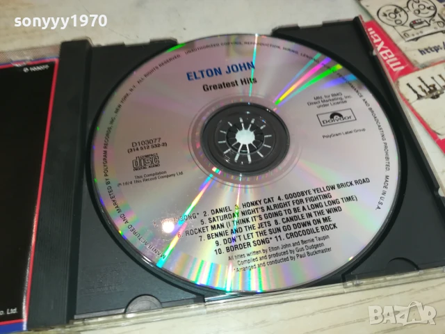 ELTON JOHN CD 2207250703, снимка 2 - CD дискове - 51099605
