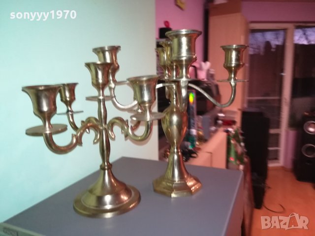 GOLD-СВЕЩНИЦИ ОТ ШВЕЦИЯ 2412210917, снимка 5 - Антикварни и старинни предмети - 35232079