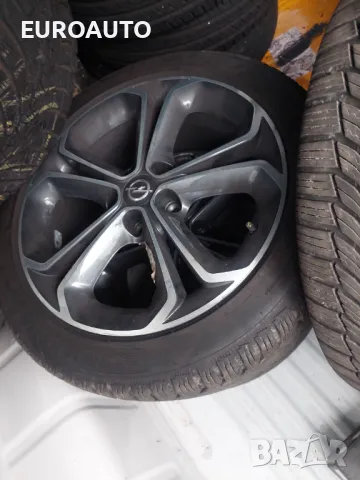 Оригинални лети джанти с зимни гуми за Opel 17 цола, снимка 2 - Гуми и джанти - 49753292