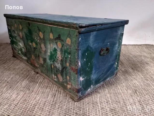 Старинна дървена ракла, снимка 6 - Ракли - 48505930