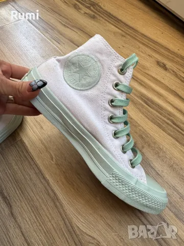 Оригинални високи бели кецове Converse ! 37 н, снимка 4 - Кецове - 49596733