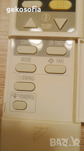 Дистанционно управление за климатик Daikin използвано, снимка 3 - Климатици - 52805764