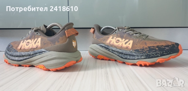 Hoka Speed Goat 6 Vibram  Мens Size 40 2/3/25.5 см  ОРИГИНАЛ! Мъжки Маратонки!, снимка 9 - Маратонки - 52335431