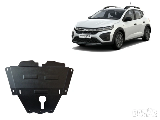 Метална кора под двигател и скоростна кутия Dacia Sandero 2021г – 2025г