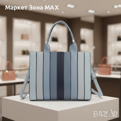 Дамска чанта от еко к о ж а в 6 цвята - стил и качество!, снимка 5 - Чанти - 53265861