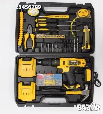 Винтоверт акумулаторен Vermark Starke 24V с 2 батерии, снимка 2 - Винтоверти - 50553617