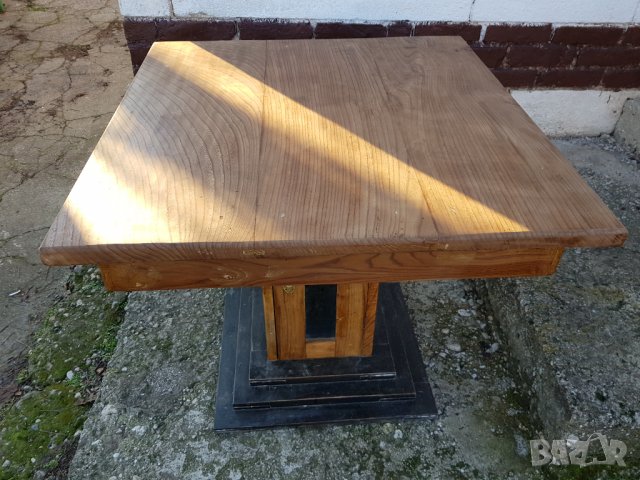 Стара маса направена от бряст, снимка 11 - Антикварни и старинни предмети - 35458046