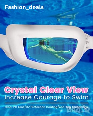 Нови Унисекс очила за плуване с UV защита, против мъгла и без течове, снимка 4 - Водни спортове - 40593723