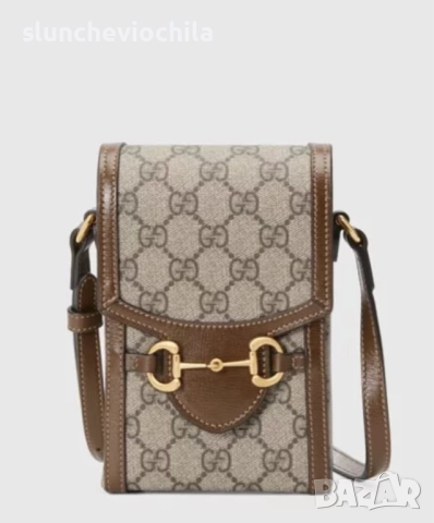 чанта gucci gg supreme horsebit 1955 mini bag