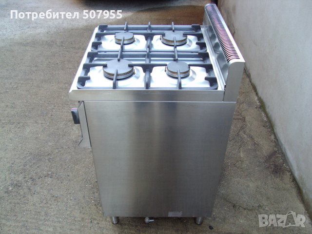 Професионален, италиански, газов котлон на база GGM GASTRO - 4 горелки, снимка 8 - Обзавеждане на кухня - 43661131
