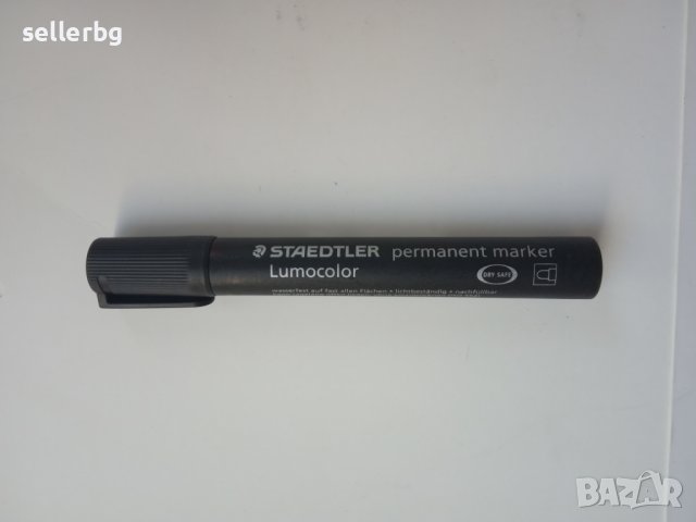Перманентен маркер Staedtler цвят черен, снимка 1 - Ученически пособия, канцеларски материали - 37640034