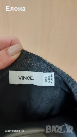 Пуловер VINCE. 30%кашмир70%вълна, 100 коприна. размер S. , снимка 10 - Блузи с дълъг ръкав и пуловери - 49274741