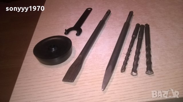 SDS+ КОМПЛЕКТ-ШИЛА И БУРГИИ ЗА ПЕРФОРАТОР, снимка 9 - Бормашини - 27251839