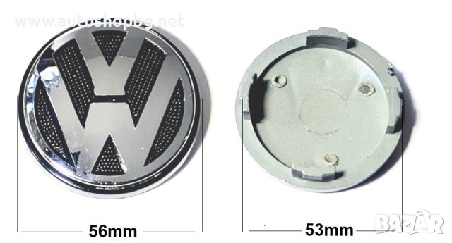Капачки за Джанти -VW- -56/53mm, снимка 1 - Аксесоари и консумативи - 40371157