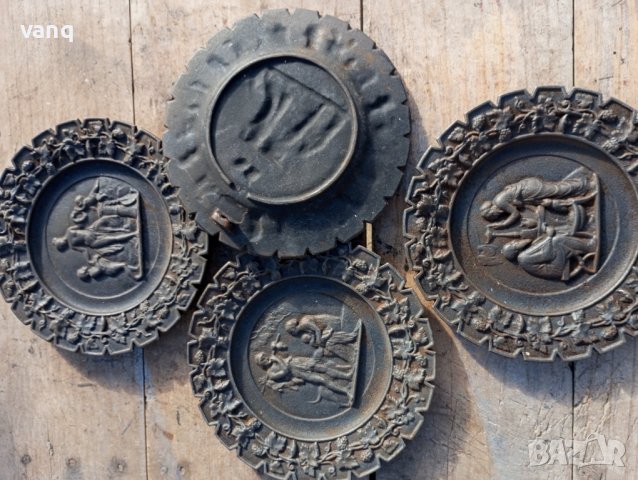 Чугунени чинии за стена, снимка 3 - Декорация за дома - 43602601