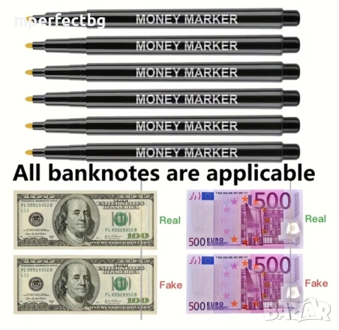 Маркер за фалшиви банкноти тестер за фалшива валута маркер за валута