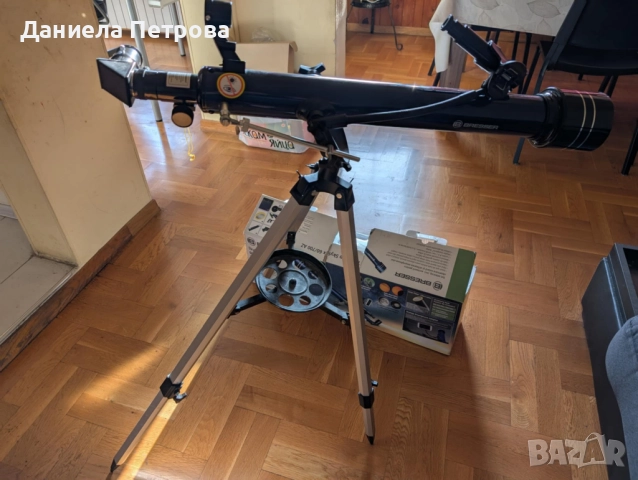 Телескоп BRESSER Skylux 60/700 AZ, снимка 5 - Друга електроника - 51433885