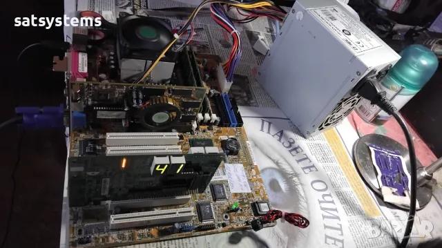 Дънна платка Asus P4PE-X TE Socket 478 CPU+FAN+RAM, снимка 9 - Дънни платки - 49088463