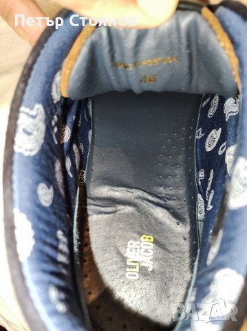 Много елегантни мъжки кларкове от естествена кожа Oliver Jacob №46, снимка 8 - Мъжки боти - 36762285