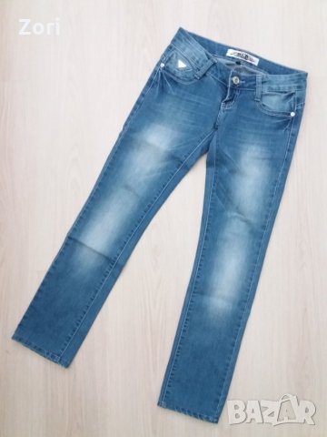 Светлосини еластични дънки размер 25, снимка 1