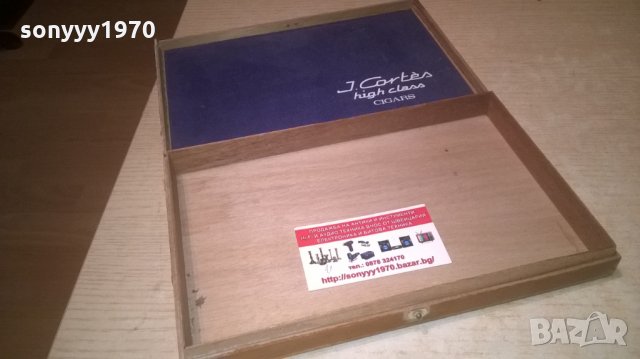 J.CORTES-HIGH CLAS CIGARS-ретро колекция-кутия за пури-внос франция, снимка 1 - Колекции - 27737929