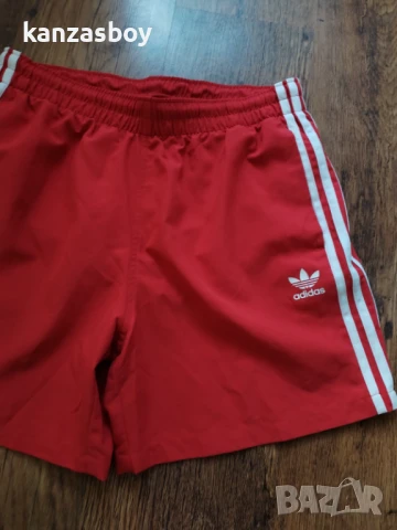ADIDAS 3-STRIPES SWIM SHORTS - страхотни плувни шорти М, снимка 4 - Спортни дрехи, екипи - 51408941
