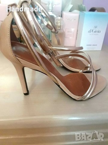 Италиански бутикови сандали естествена кожа, снимка 2 - Дамски елегантни обувки - 39634762