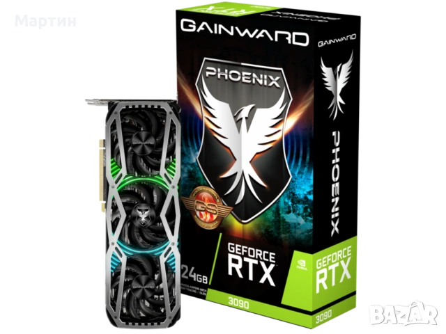 Продавам видео карта 3090 Gainward GeForce RTX 3090 Phoenix "GS"