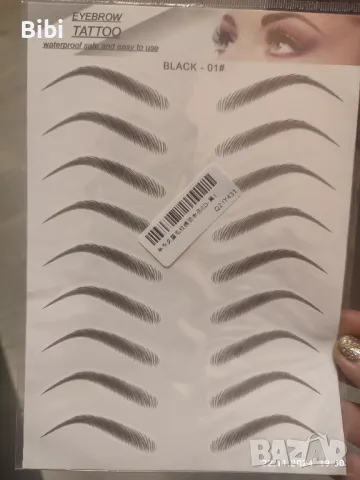 Водоустойчиви татуировки за вежди, снимка 4 - Козметика за лице - 42948345