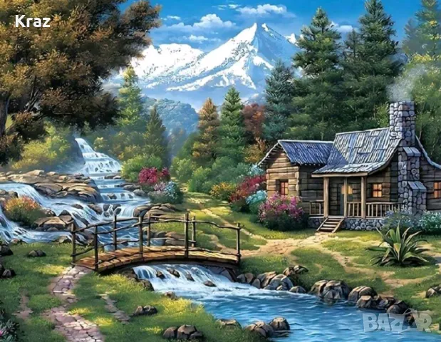 Диамантен гоблен Пейзаж 30/40, снимка 1