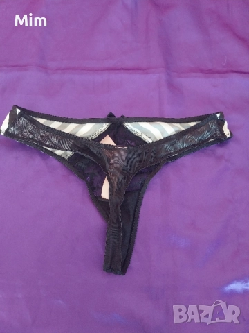 hunkemoller S Черна дантелена полупрашка , снимка 7 - Бельо - 51752266