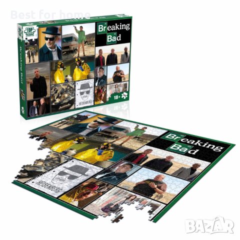 Breaking Bad Колекционерски луксозен пъзел 1000 части, снимка 6 - Игри и пъзели - 43378092
