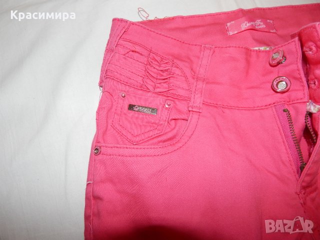 Розови дънки 9-10 години, снимка 3 - Детски панталони и дънки - 27042910
