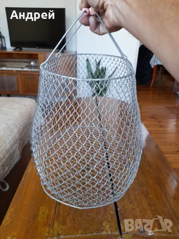 Стара метална пазарска чанта #2, снимка 3 - Други ценни предмети - 47365012