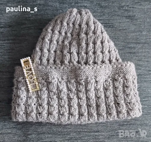 Четири броя / Зимни и преходни шапки / Вълнена шапка / Ръчна изработка и декорация , снимка 9 - Шапки - 48355443