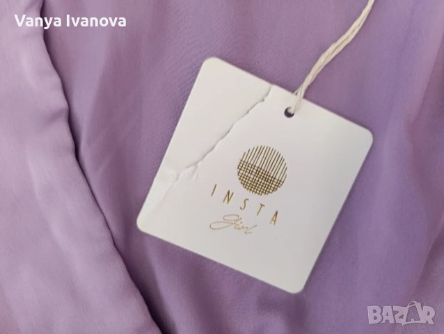 Insta girl дълга лилава рокля за повод, снимка 4 - Рокли - 50839265