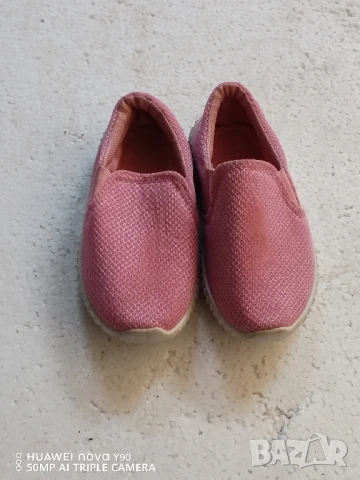 Дамски маратонки, розови, текстилен материал, мека подметка, снимка 1