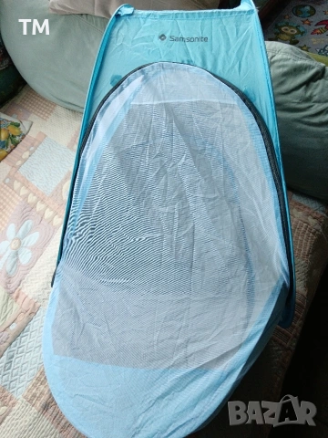 Сгъваема кошара с комарник Samsonite, снимка 4 - Кошарки - 53407753