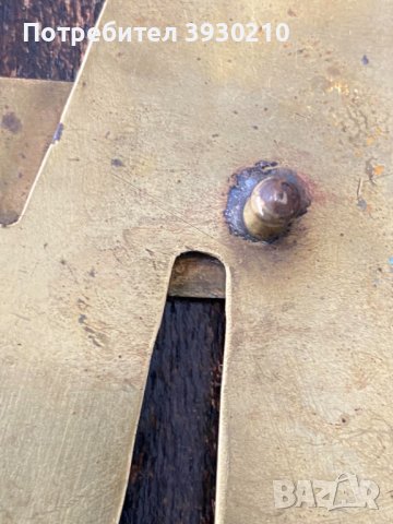 Бронзова тока за колан MOSCHINO, снимка 3 - Колани - 43700242