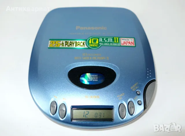 Персонален CD плеар PANASONIC SL-S310 с S-XBS и Анти-шок памет 10сек. (II) / JAPAN, снимка 4 - Други - 47816430